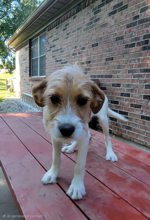 HORSING AROUND : WHIRL AWAY - Terrier / Beagle available for adoption