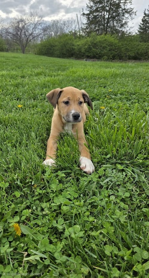 SRV PALAU : ANGIE - Boxer / Beagle available for adoption