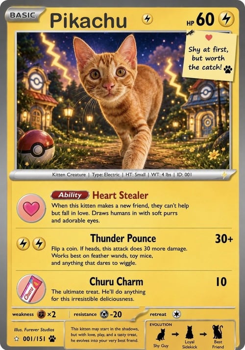 PIKACHU - Domestic Short Hair / Domestic Short Hair available for adoption