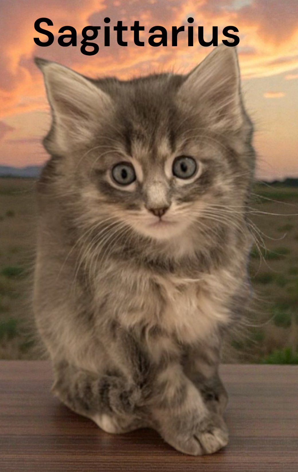 SAGITTARIUS - Domestic Medium Hair available for adoption