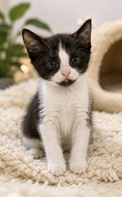 CLAYTON - Tuxedo available for adoption