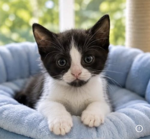 CLAYTON - Tuxedo available for adoption