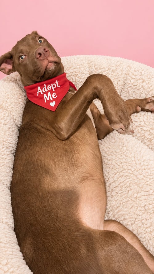 EMMA ROSE DP - Chocolate Labrador Retriever / Terrier available for adoption