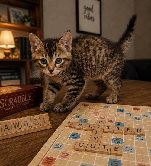 SCRABBLE - Domestic Short Hair for adoption in Broken Arrow