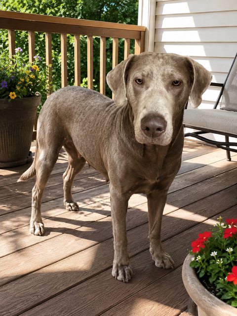 MOMMA SALLY - Labrador Retriever / Weimaraner available for adoption