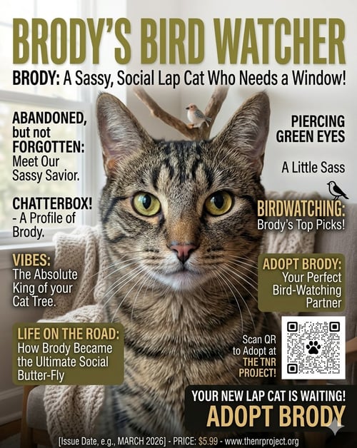 BRODY - Tabby / Domestic Short Hair available for adoption